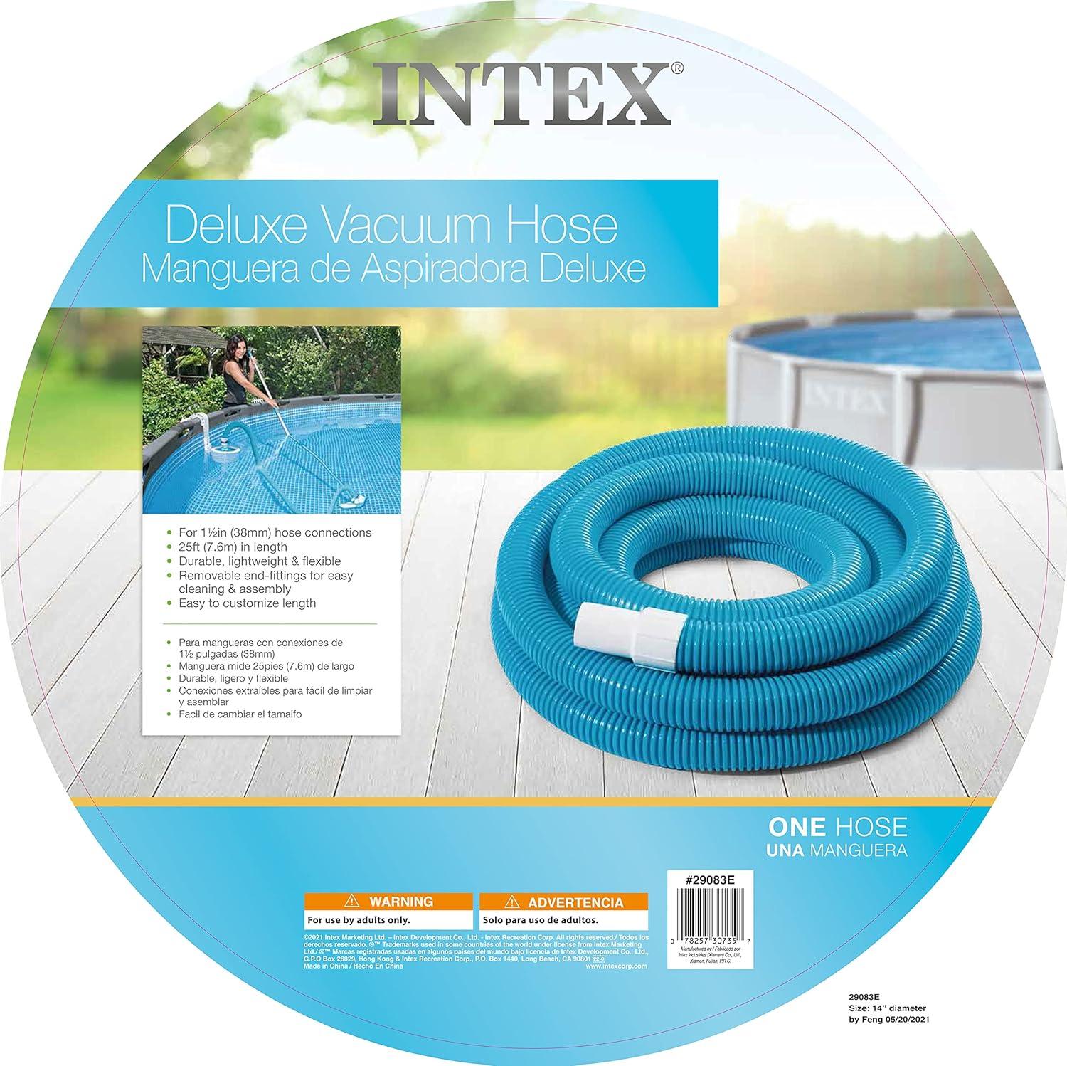 imageINTEX 29083E Spiral Hose for Pool Filters 15in X 25ft One Size Blue