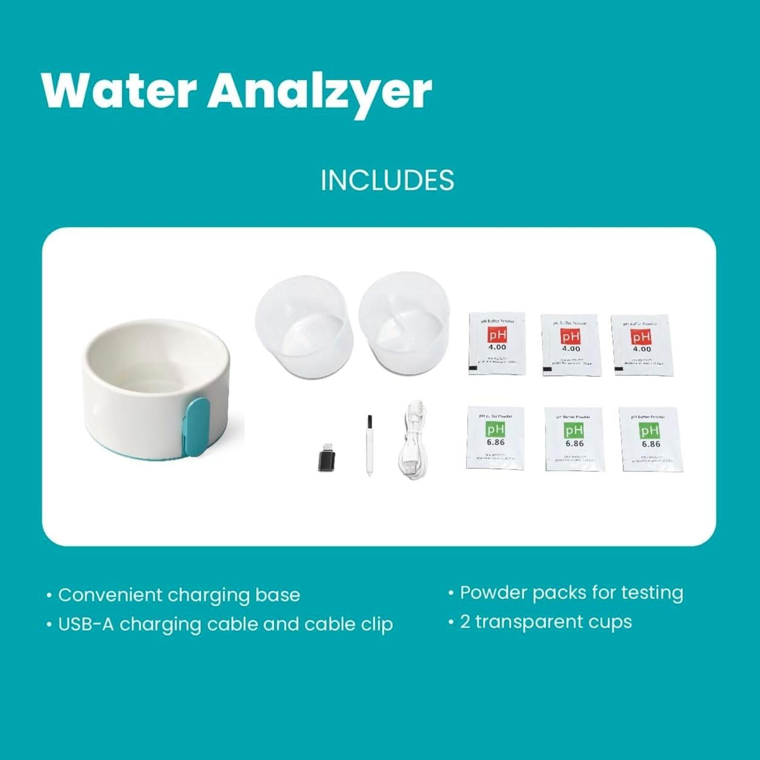 imageINTEX Smart Pool Water Analyzer with App Monitoring Automated pH amp Chlorine Tracking RealTime Alerts Works with Saltwater Systems amp Sand Filter Pumps