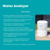 INTEX Smart Pool Water Analyzer with App Monitoring – Automated pH & Chlorine Tracking, Real-Time Alerts, Works with Saltwater Systems & Sand Filter Pumps