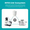 INTEX Smart Pool Water Analyzer with App Monitoring – Automated pH & Chlorine Tracking, Real-Time Alerts, Works with Saltwater Systems & Sand Filter Pumps