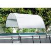 Intex 26710EH Prism 12ft x 30in Metal Frame Outdoor Above Ground Round Swimming Pool with Protective Canopy (Filter Pump Not Included)