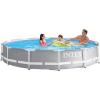 Intex 26711EH 12ft x 30in Prism Frame Above Ground Swimming Pool with 530 GPH GCFI Filter Pump and Robot Vacuum Cleaner fits up to 6 People