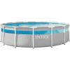 INTEX 26721MZ 14ft x 42in Prism Frame Clearview Premium Above Ground Pool Set: Includes 1000 GPH Krystal Clear Cartridge Filter Pump – 3357 Gallon Capacity – Age Grade 6+(14′ x 42″)