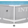 Intex 26710EH 12ft x 30in Prism Frame Outdoor Above Ground Round Swimming Pool & Robot Vacuum Cleaner Fits up to 6 People (Filter Pump Not Included)