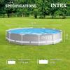 Intex 26711EH 12ft x 30in Prism Above Ground Pool Set w/Cover & Maintenance Kit