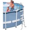 Intex 26711EH Prism Frame 12 Foot x 30 Inch Round Above Ground Outdoor Swimming Pool with 48″ Ladder and 120V 530 GFCI Cartridge Filter Pump