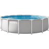 INTEX 26723EP Prism Frame Above Ground Swimming Pool Set: 15ft x 42in – Includes 1000 GPH Cartridge Filter Pump – Removable Ladder – Pool Cover – Ground Cloth