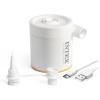 INTEX 66616E QuickFill USB Air Pump: Inflatates and Deflates Pool Floats and Airbeds – Includes 2 Interrconnecting Nozzles – Lightweight and Portable – 150 L/Min Air Flow – Indoor and Outdoor Use