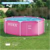 INTEX 28290EP 8Ft X 30In Pink Metal Frame Above Ground Swimming Pool(8′ x 30″)