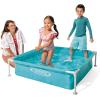 Intex 4 Foot x 12 Inch Miniature Durable Vinyl Outdoor Above Ground Frame Kiddie Swimming and Teaching Baby Pool for Ages 3 and Up, Blue(Blue)