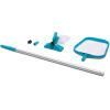 Intex Metal Frame 10′ x 30″ Above Ground Outdoor Swimming Pool with 330 GPH Filter Pump and Maintenance Kit with Vacuum Skimmer and Adjustable Pole