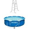 Intex Above-Ground Pool Ladder w/ Intex 10 x 2.5-Foot Pool Set with Filter Pump