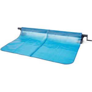Intex Heavy Duty Aluminum Base Solar Above/Below Ground Pool Cover Reel (2 Pack)