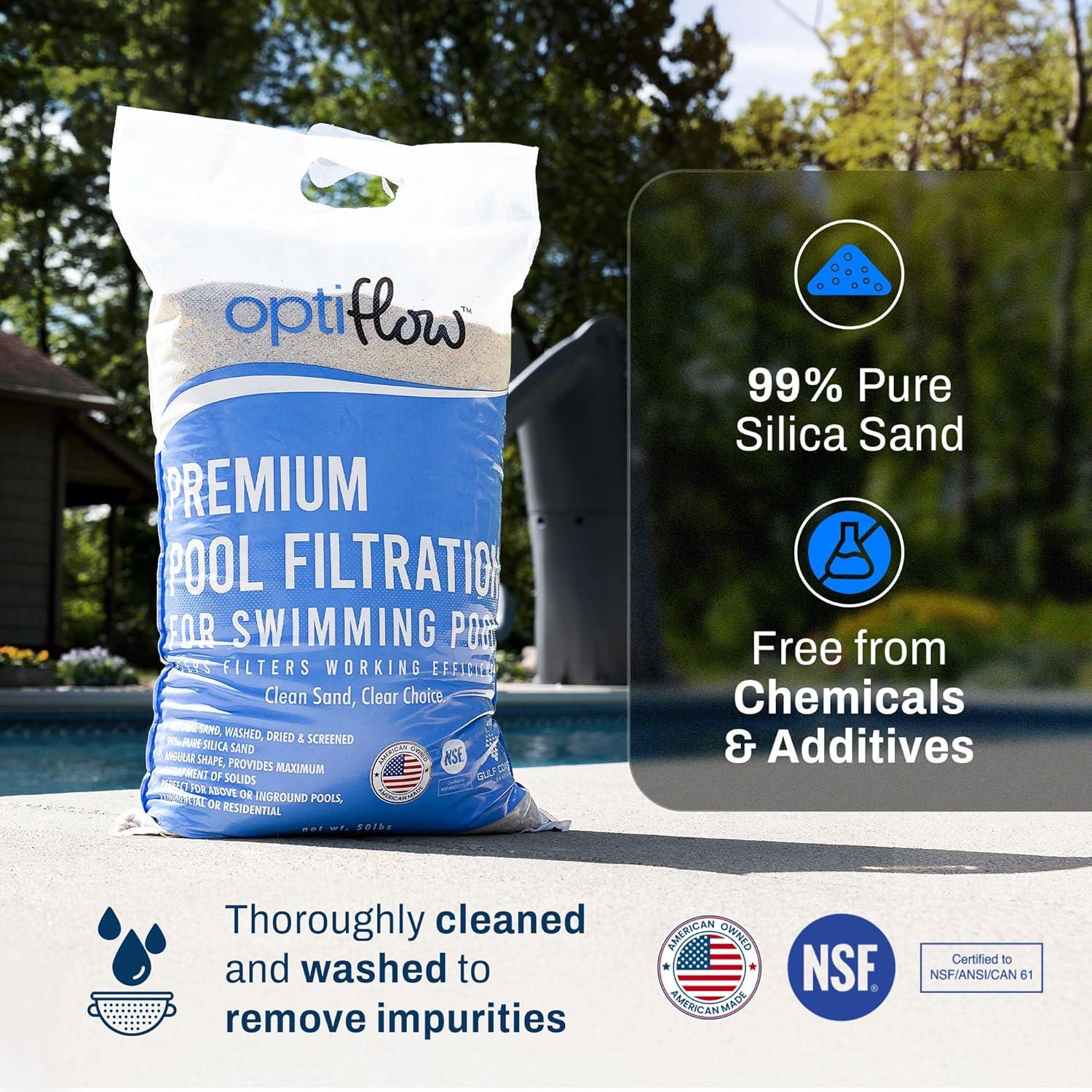 imageINTEX Above Ground Swimming Pool Set Ultra XTR 26 x 52 Round Frame Bundled with 2 Pack OptiFlow Premium Pure Silica Filter Pool Sand 50 lb Bag26 x 52