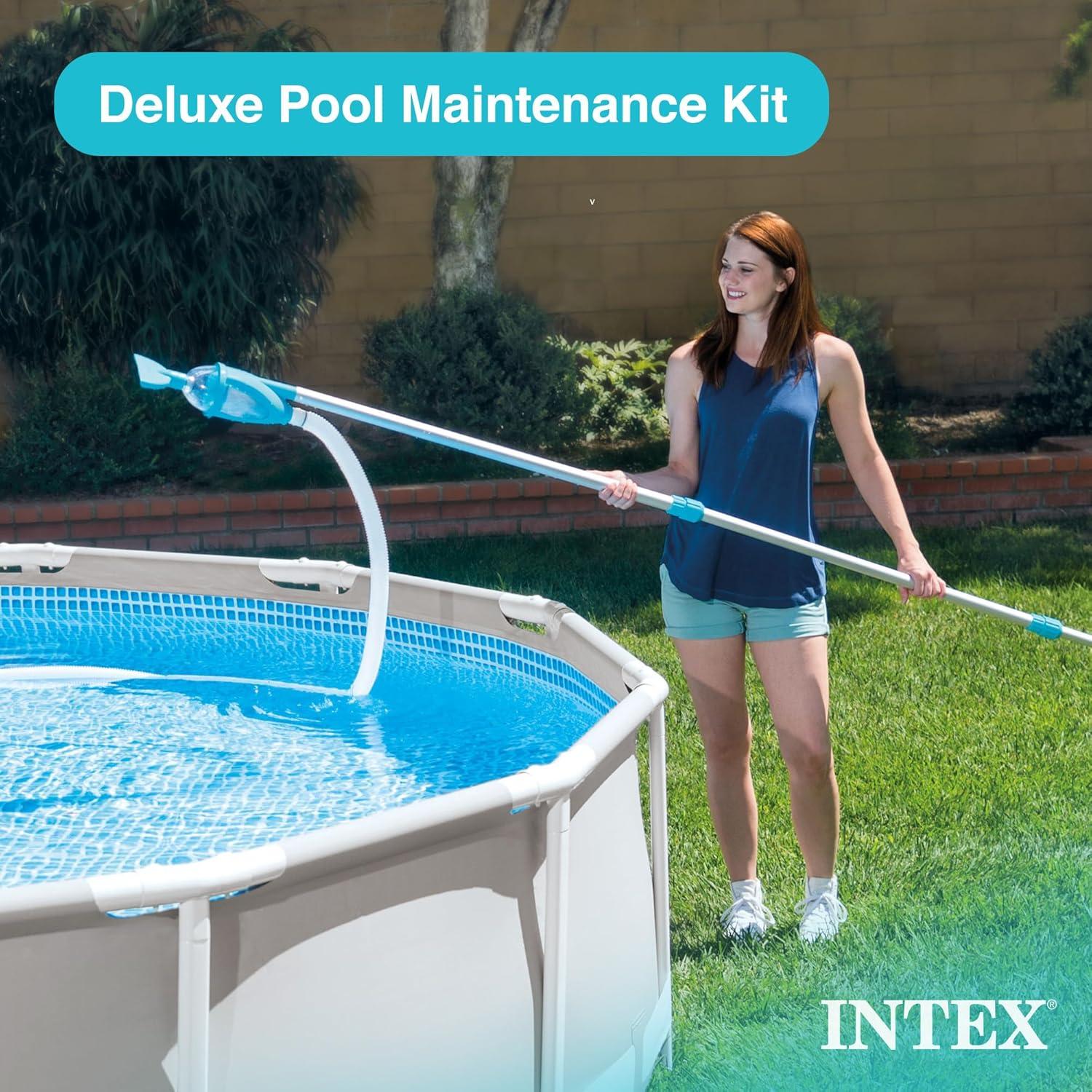 imageINTEX SX2800 Krystal Clear Sand Filter Pump for Above Ground Pools 2800 GPH Pump Flow Rate Easy Installation Deluxe Pool Maintenance Kit Included