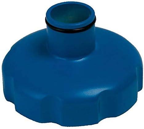 imageIntex 18 Ft Round Easy Set Solar Cover and Deluxe Pool Maintenance Kit wVacuum