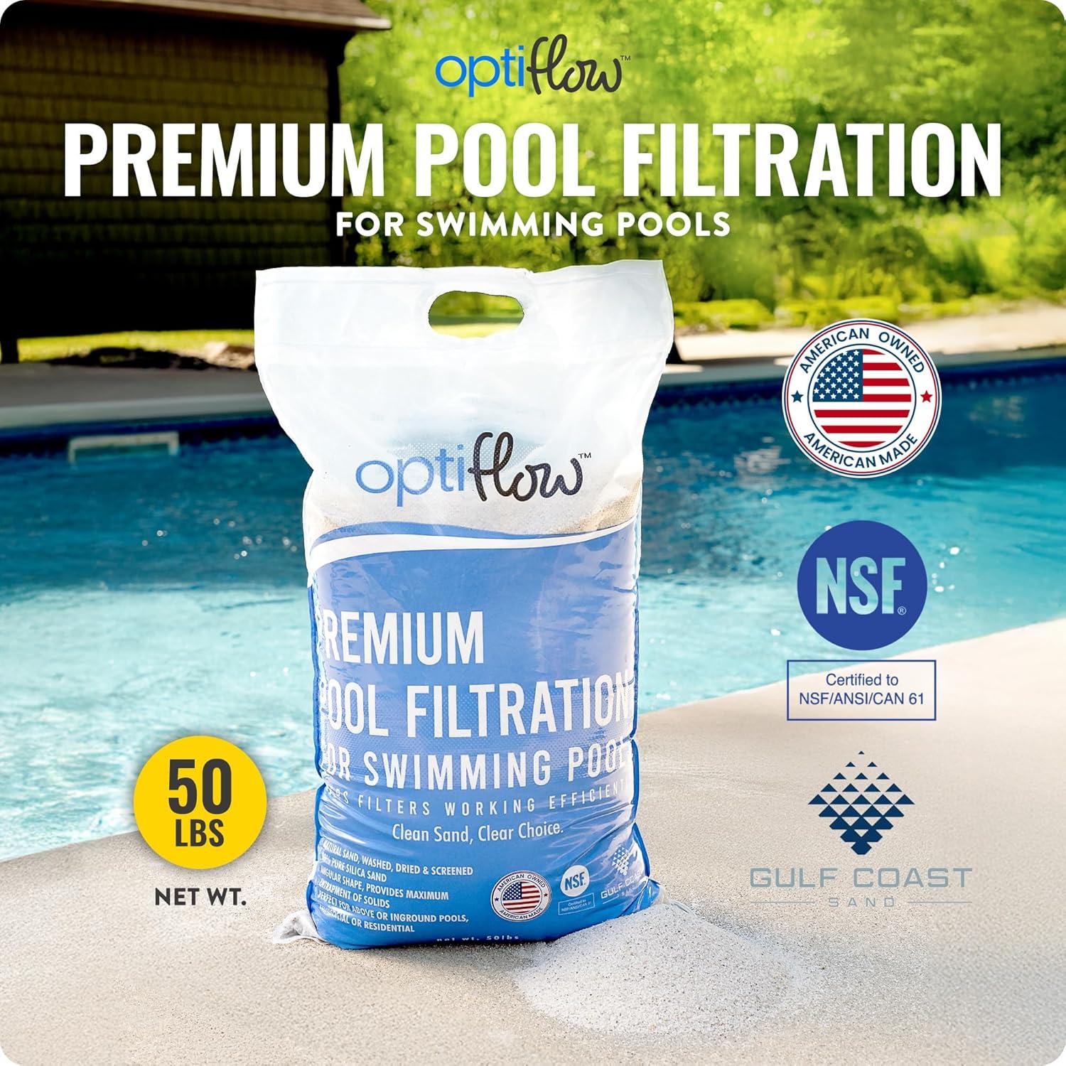imageIntex 26355EH Ultra XTR 18ft x 9ft x 52in Above Ground Swimming Pool Set with Sand Filter Pump and OptiFlow 50lb Premium Filter Sand24 x 12 x 52