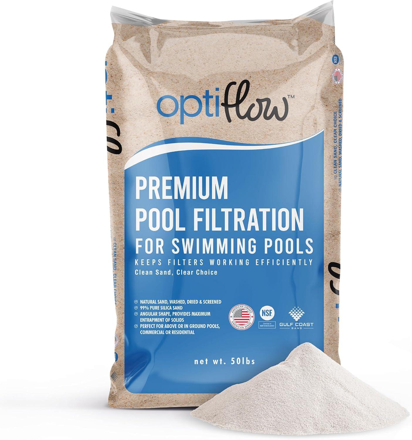 imageIntex 26355EH Ultra XTR 18ft x 9ft x 52in Above Ground Swimming Pool Set with Sand Filter Pump and OptiFlow 50lb Premium Filter Sand24 x 12 x 52
