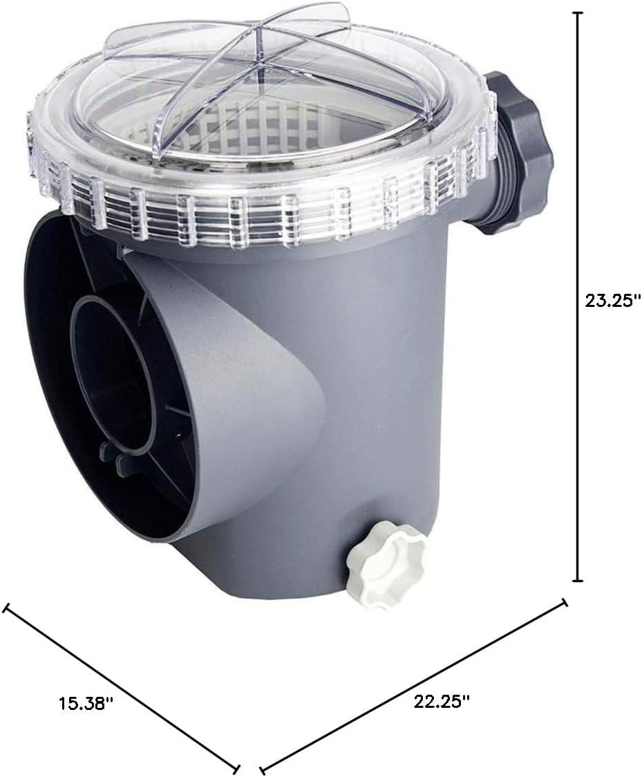 imageIntex Krystal Clear Sand Filter Pump for Above Ground Pools 2800 GPH Pump Flow Rate 110120V with GFCI12 in