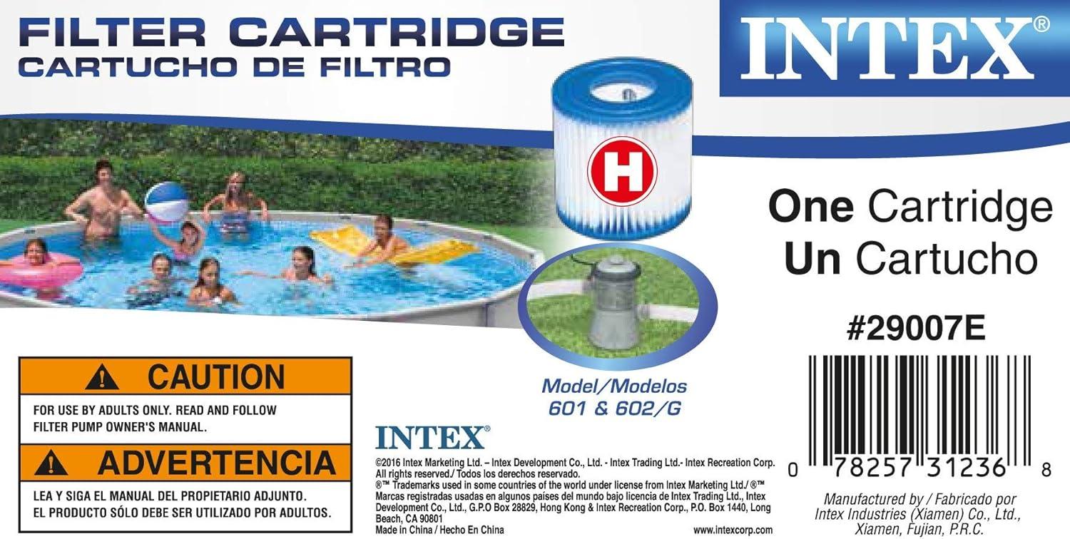 imageIntex Pool Filter 6 Pack with Intex 10Foot Round Above Ground Pool Cover