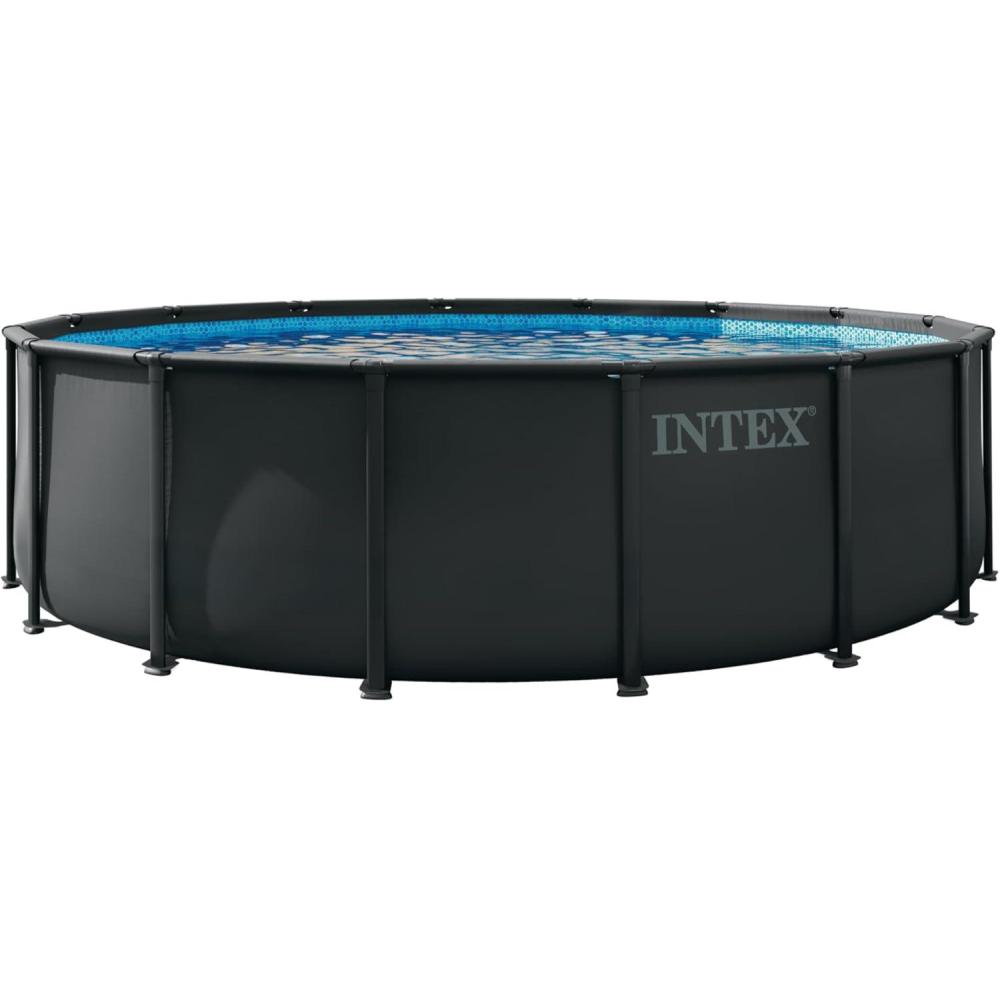 imageINTEX 26317MZ 15ft x 48in Ultra XTR Deluxe Above Ground Swimming Pool Set Includes Sand Filter Pump SuperTough Puncture Resistant Rust Resistant Easy to Assemble16 x 48