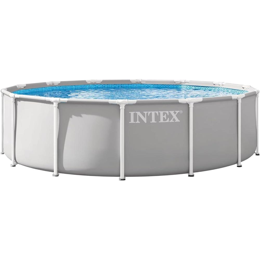imageINTEX 26755EP Prism Frame Above Ground Swimming Pool Set 20ft x 52in  Includes 1500 GPH Cartridge Filter Pump  Removable Ladder  Pool Cover  Ground Cloth14 x 42
