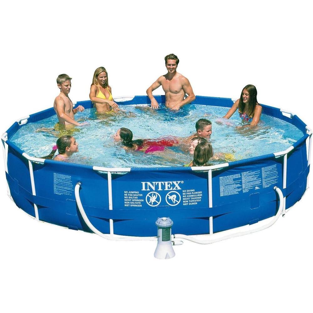 imageIntex 12Foot by 30Inch Metal Frame Pool Set12Foot by 30Inch