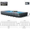 INTEX 26373EH Ultra XTR 32ft x 16ft x 52in Above Ground Swimming Pool Set with Sand Filter Pump and Deluxe Maintenance Cleaning Kit