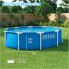 INTEX 28201EP 10Ft X 30In Metal Frame Above Ground Swimming Pool Set, Includes 330 GPH Cartridge Filter Pump, Puncture-Resistant Material, Rust Resistant, 1185 Gallon Capacity