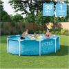INTEX 28206EP 10Ft X 30In Beachside Metal Frame Above Ground Swimming Pool, Pool Only (Pump Not Included)