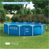 INTEX 28211EP 12Ft X 30In Metal Frame Above Ground Swimming Pool Set, Includes 530 GPH Cartridge Filter Pump, Puncture-Resistant Material, Rust Resistant, 1718 Gallon Capacity