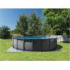 INTEX Above Ground Swimming Pool Set, Ultra XTR 26′ x 52″ Round Frame Bundled with 2 Pack OptiFlow Premium Pure Silica Filter Pool Sand, 50 lb Bag(22′ x 48″)
