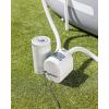 INTEX C2500 Krystal Clear Cartridge Filter Pump for Above Ground Pools: 2500 GPH Pump Flow Rate – Improved Circulation and Filtration – Easy Installation – Improved Water Clarity – Easy-to-Clean