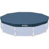 Intex 15 Foot Round Debris Cover and Vinyl Solar Cover for Above Ground Pools