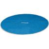 Intex 15 Foot Round Debris Cover and Vinyl Solar Cover for Above Ground Pools