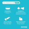 Intex 2100 Gallon Per Hour Above Ground Pool Sand Filter Pool Pump with Deluxe Pool Maintenance Kit and Automatic 24 Hour Timer