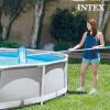Intex 2100 Gallon Per Hour Above Ground Pool Sand Filter Pool Pump with Deluxe Pool Maintenance Kit and Automatic 24 Hour Timer