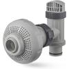 Intex 26005E Above Ground Swimming Pool Inlet Air Water Jet Part Kit with Plunger Valve, Strainer Connector, Jet Nozzle, Strainer Grid & More