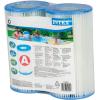 Intex 28131EH 12 Foot x 30 Inch Easy Set Above Ground Inflatable 4 Person Swimming Pool with 530 GPH Filter Pump and 2 Replacement Filter Cartridges