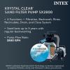 Intex Above Ground Swimming Pool Set, Ultra XTR 24′ x 52″ Round Frame Bundled with 2 Pack OptiFlow Premium Filter Sand, 50 lb Bags(24′ x 52″)