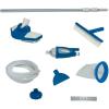 Intex Deluxe Maintenance Cleaning Kit & 12-Foot Round Frame Easy Set Pool Cover