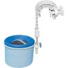 Intex Deluxe Wall Mounted Pool Surface Automatic Skimmer with Removable Strainer Basket for 800+ GPH Pumps, Above-Ground Pool Accessory, 2 Pack