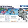 Intex Krystal Clear Sand Filter Pump for Above Ground Pools, 1200 GPH Pump Flow Rate, 110-120V with GFCI