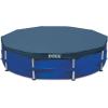 Intex Metal Frame 10′ x 30″ Round Outdoor Swimming Pool Set with 330 GPH Filter Pump, Maintenance Kit, Cover, and Filter Cartridges (6 Pack)
