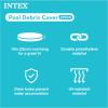 Intex Metal Frame 10ft x 30in Round Above Ground Outdoor Swimming Pool Set with 330 GPH Filter Pump, Cartridge, and Protective Round Pool Cover