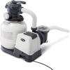 Intex ZX100 Auto Pressure Side Pool Cleaner with Hose and Converter and 2100 GPH Above Ground Pool Sand Filter Pump with Automatic Timer