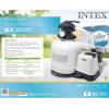 Intex ZX100 Auto Pressure Side Pool Cleaner with Hose and Converter and 3000 GPH Above Ground Pool Sand Filter Pump with Automatic Timer