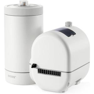 INTEX C2500 Krystal Clear Cartridge Filter Pump for Above Ground Pools: 2500 GPH Pump Flow Rate – Improved Circulation and Filtration – Easy Installation – Improved Water Clarity – Easy-to-Clean