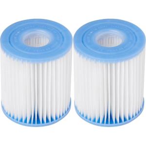 Intex Swimming Pool Easy Set Filter Cartridge Replacement – Type H (2 Pack)