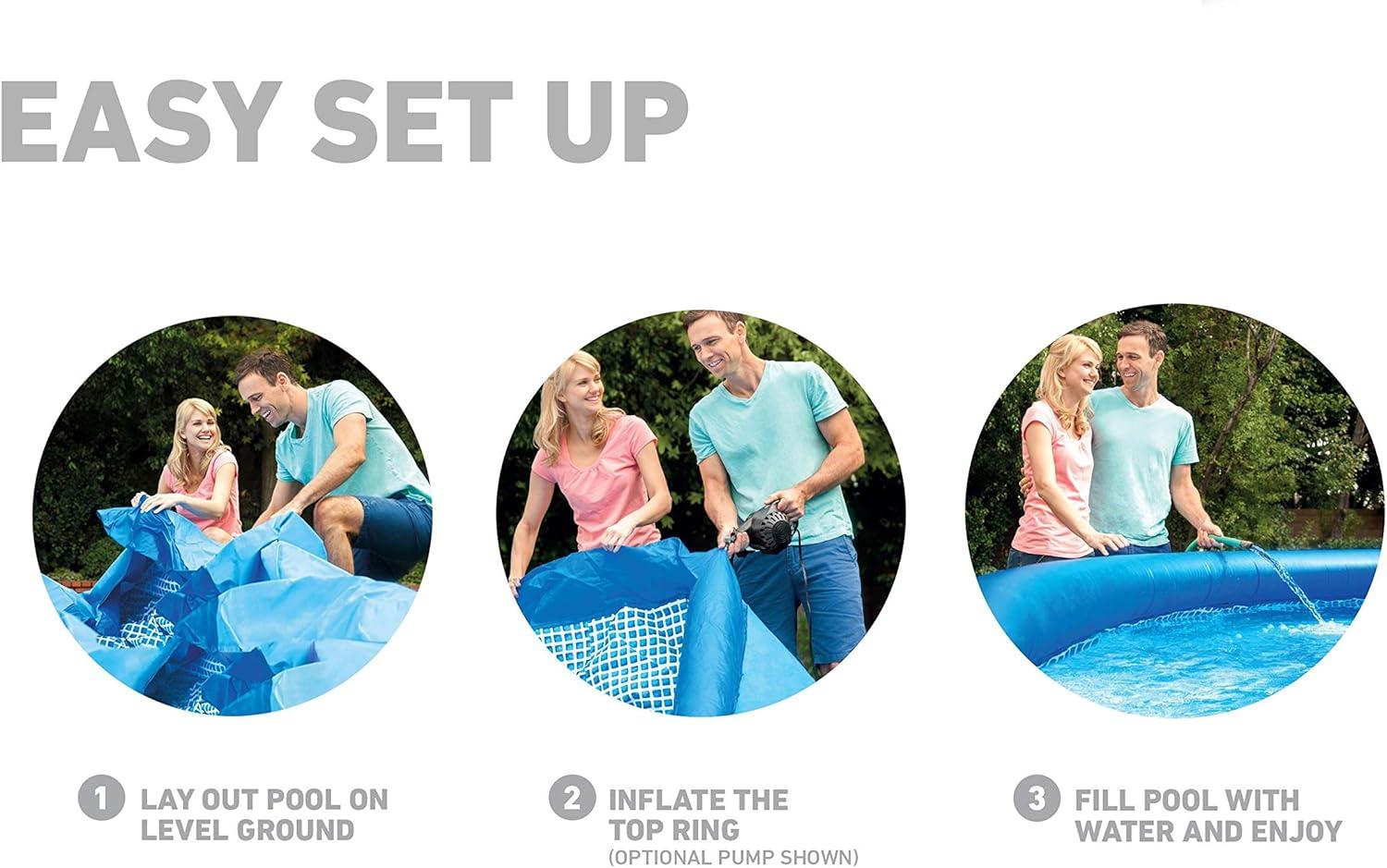 imageIntex 18ft X 48in Easy Set Pool Set18 ft x 48 in